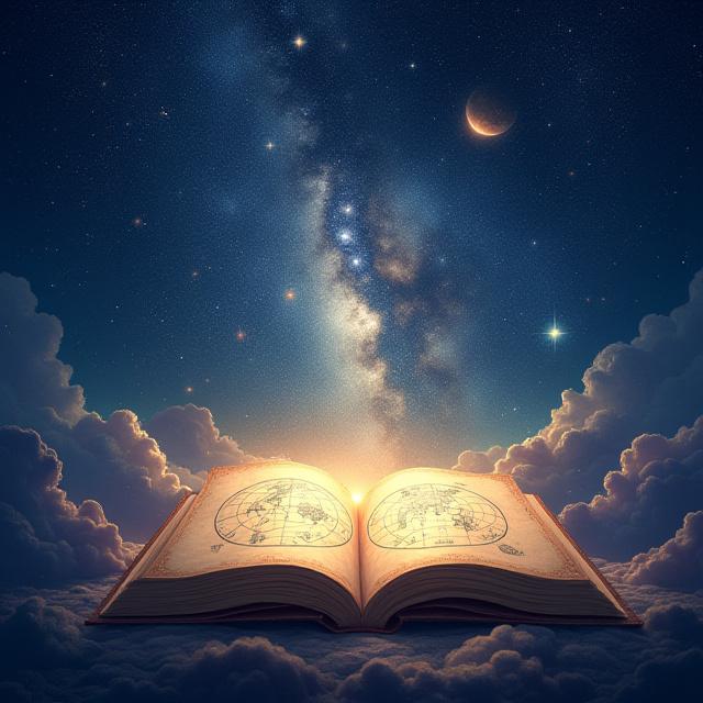 Kosmiczna podróż z mapą gwiazd i archetypami astrologicznymi